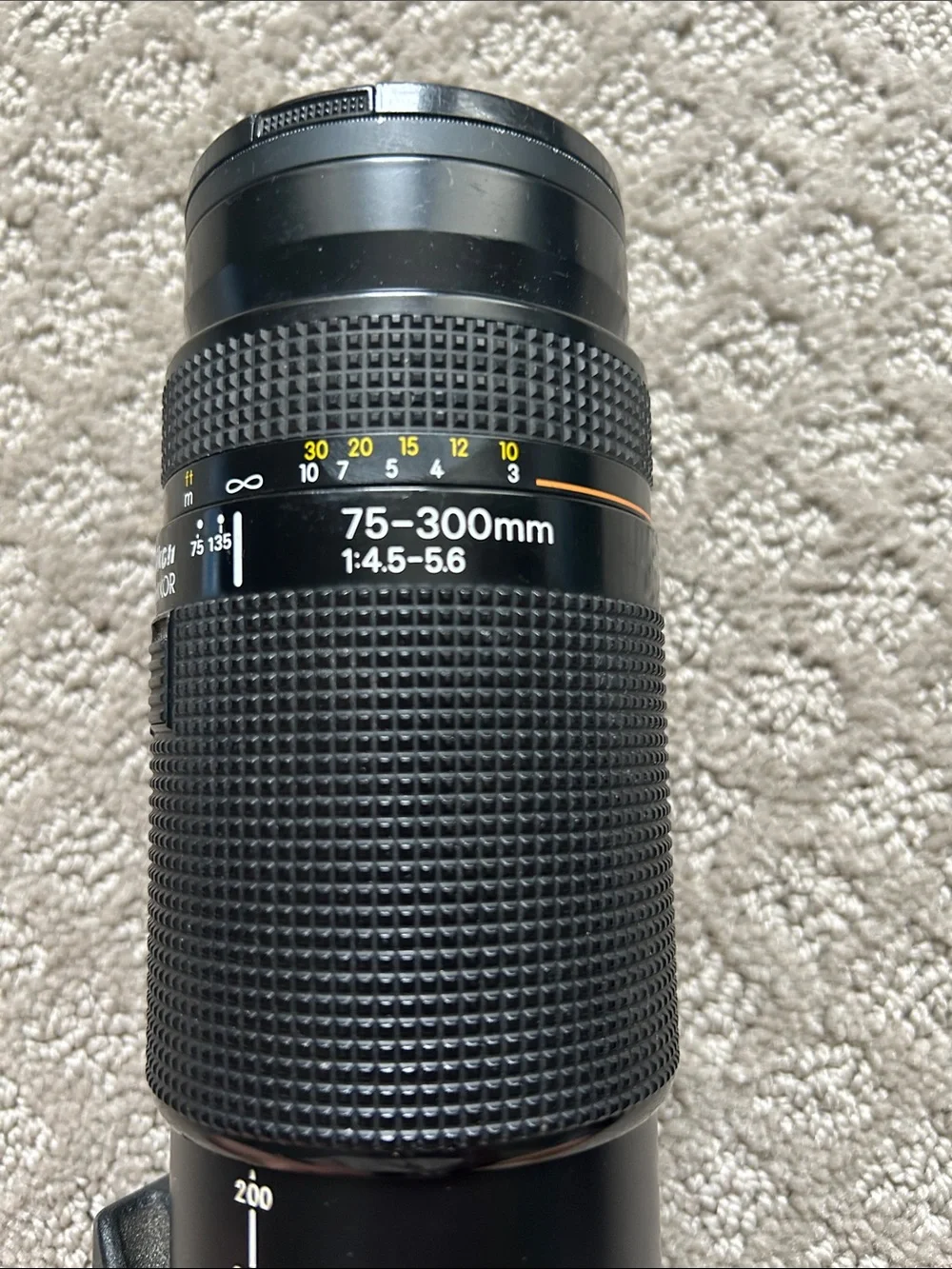 Nikon 75-300mm F4.5-5.6mm AF Lens